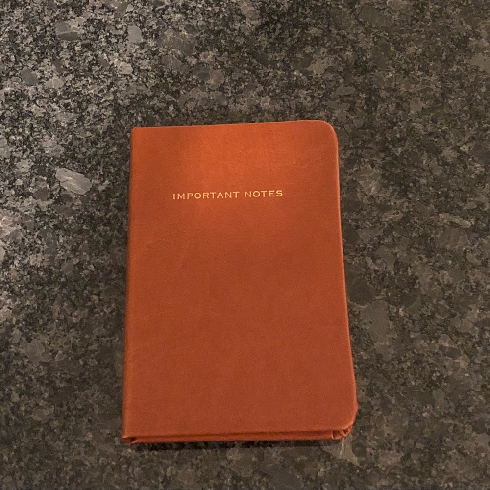 Brown & gold elegant journal